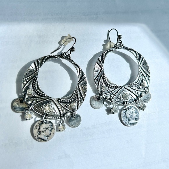 Chico's Boho-Inspired Hoop Earrings - Picture 1 of 5